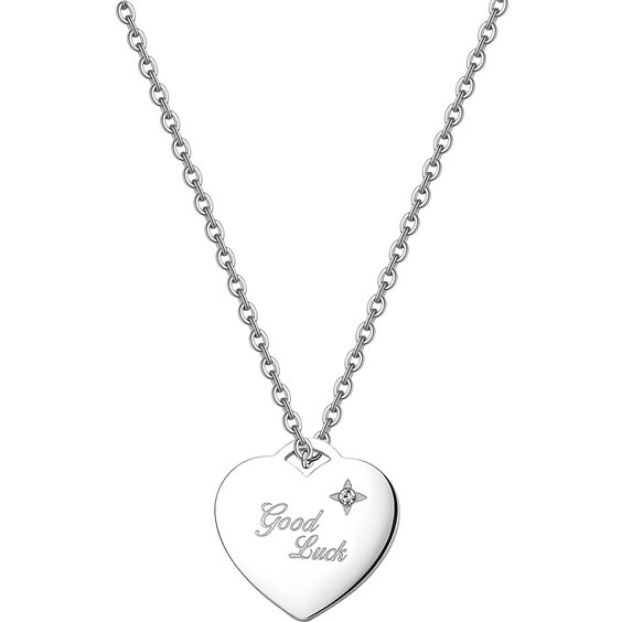 Collana Sagapo Donna Be My Always in Acciaio Cristallo SBM03 - SBM03
